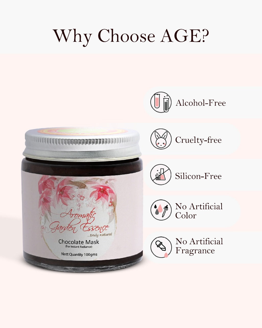 AGE Chocolate Face Mask for Glowing and Moisturised Skin