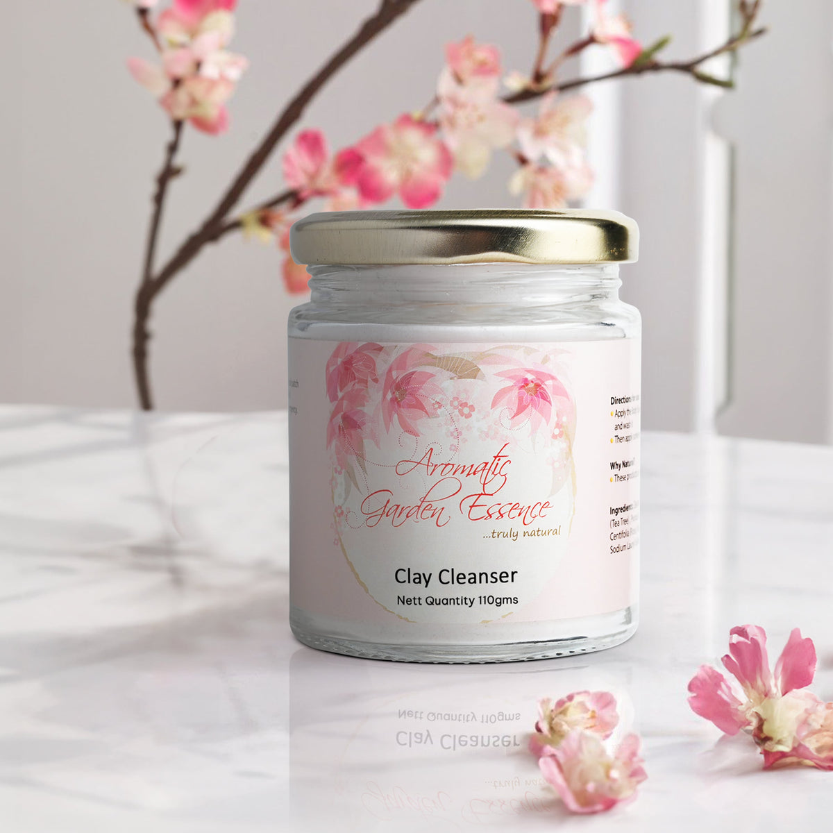 Best Natural Facial Clay Cleanser Tan Removal Face Pack Aromatic