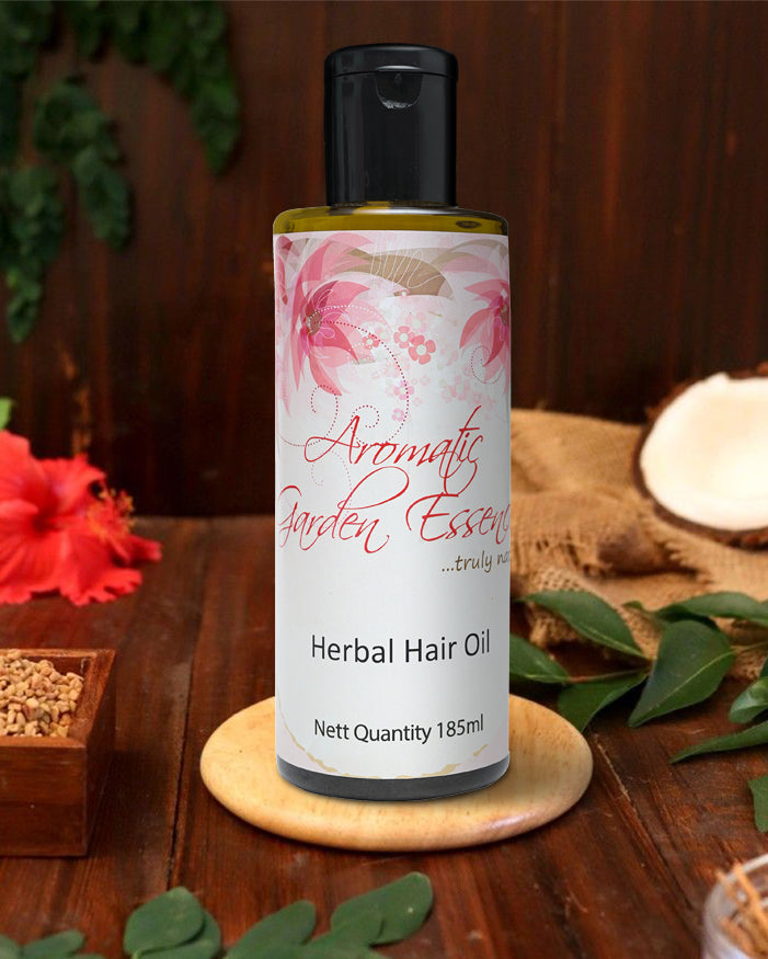 AGE Natural Herbal Hair Oil For Long and Thick Hair Aromatic Garden