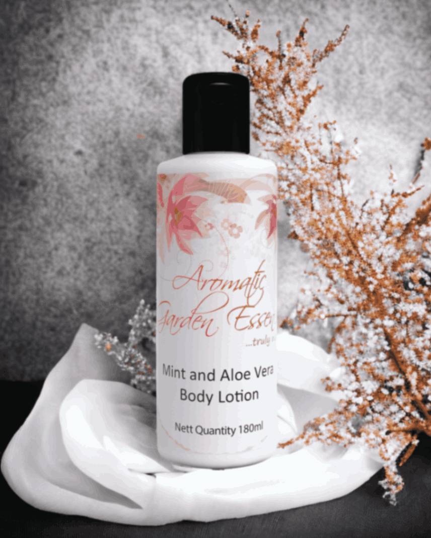 AGE Mint and Aloe Vera Body Lotion I Moisturize & Rejuvenate Aromatic