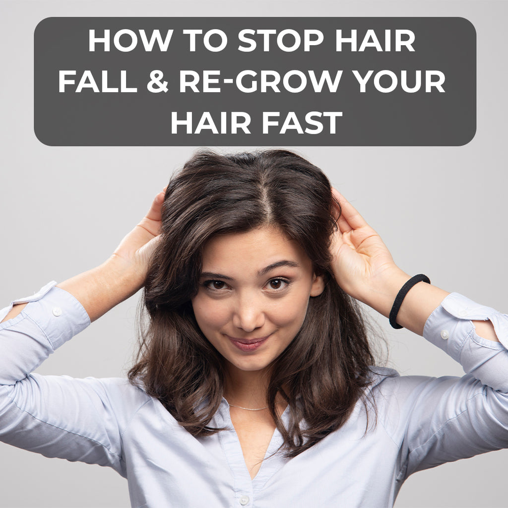 How to Stop hair Fall & Re-Grow Your Hair Fast ? Aromatic Garden Essence