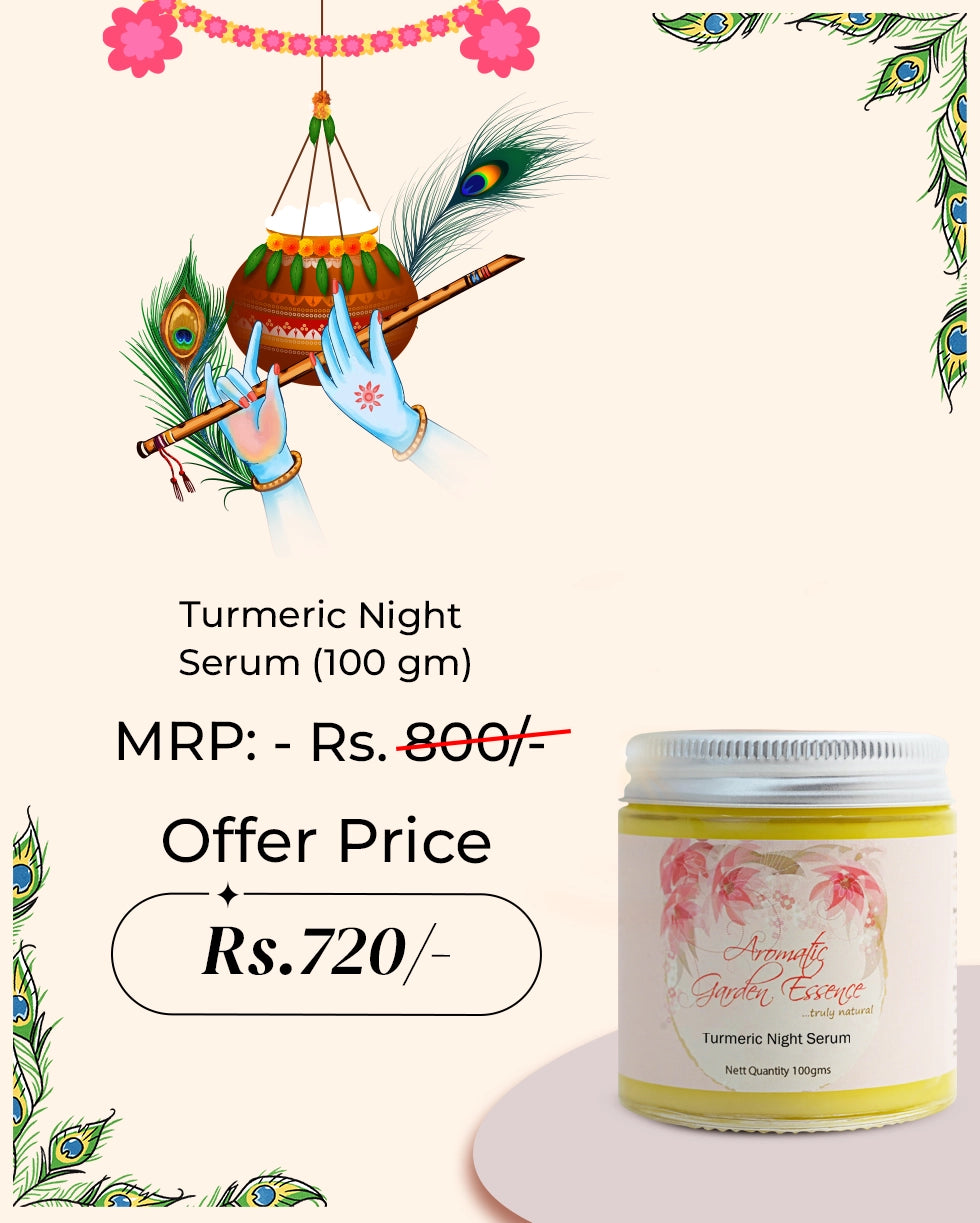 AGE Turmeric Night Serum For Youthful Glowing Skin