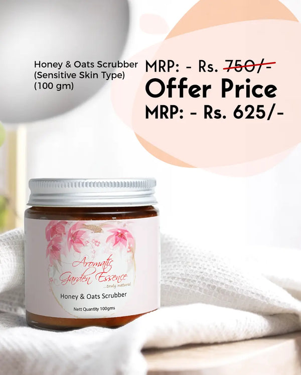 AGE Honey & Oats Scrubber Gently Removes Dead Skin Cells