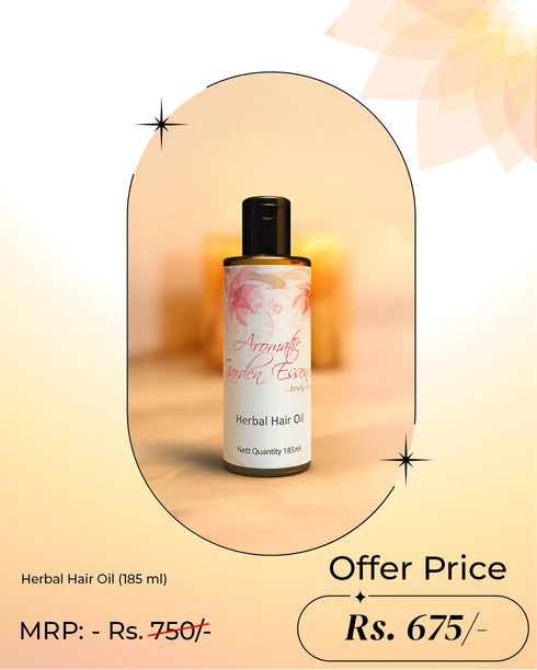AGE Natural Herbal Hair Oil For Long and Thick Hair