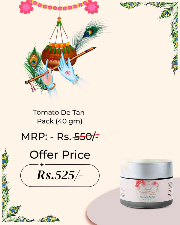 AGE Tomato De Tan Mask I Instant Hydration & Removes Tanning