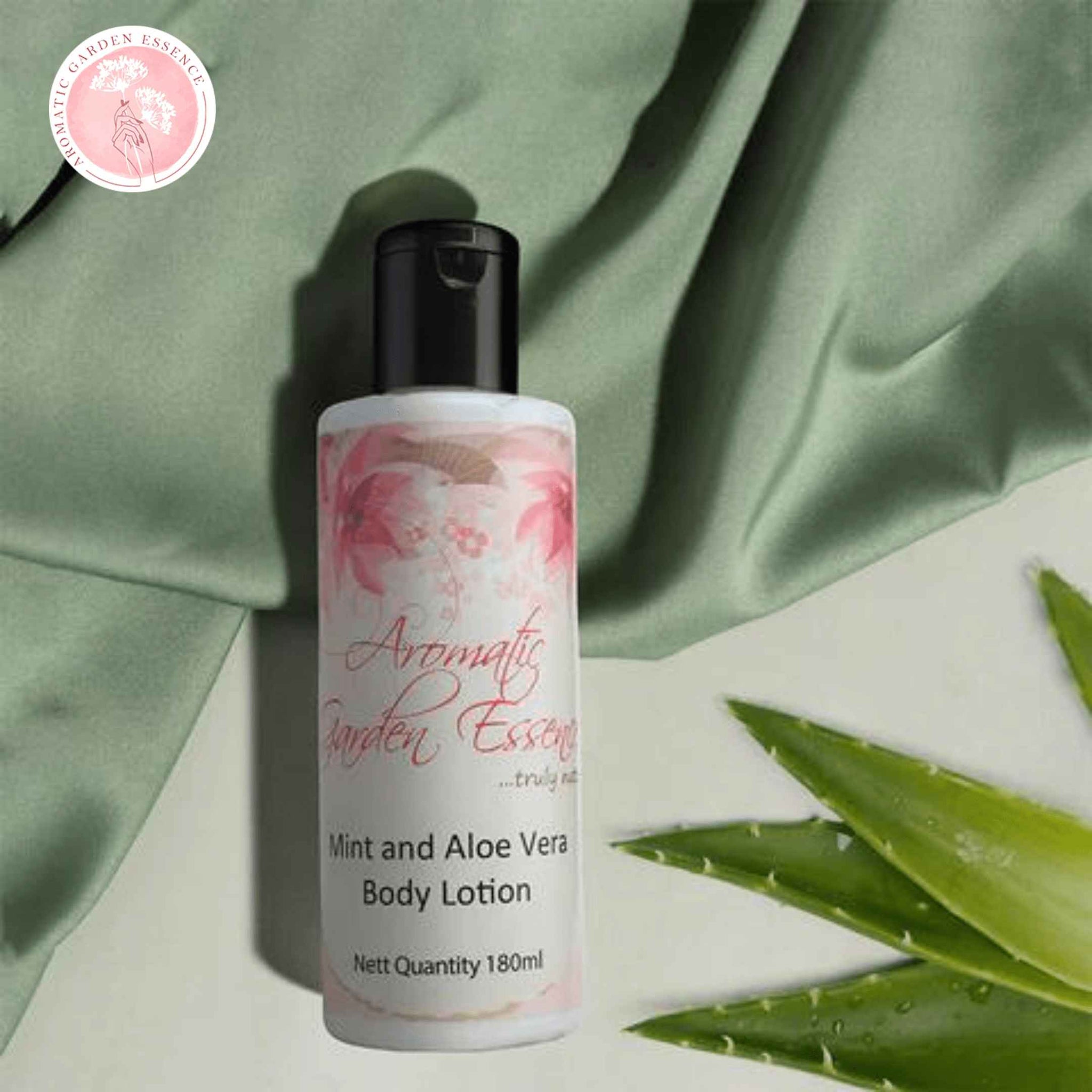 AGE Mint & Aloe Vera Body Lotion | Keeps Skin Cool & Fresh