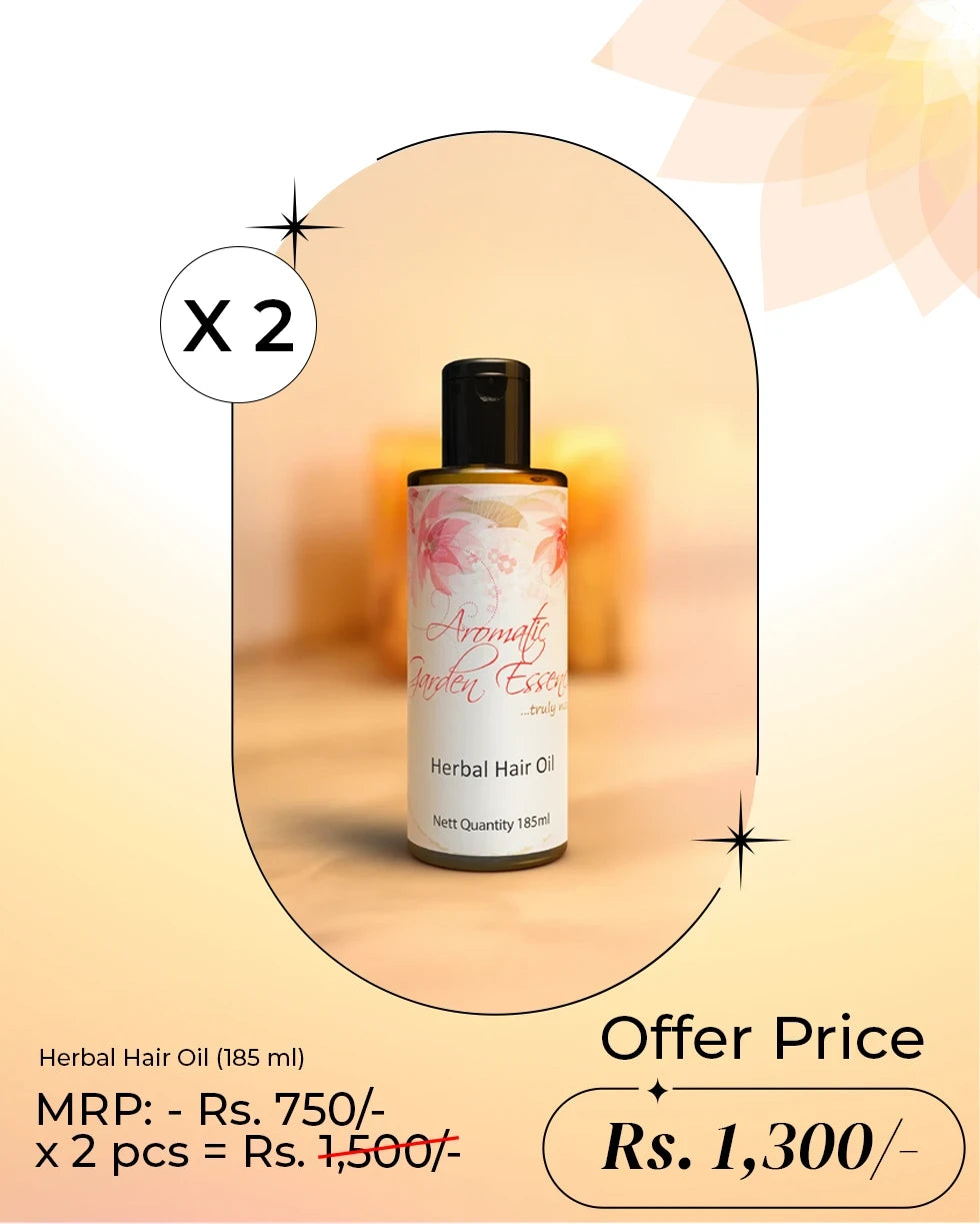 Natural Herbal Hair Oil x 2 pcs
