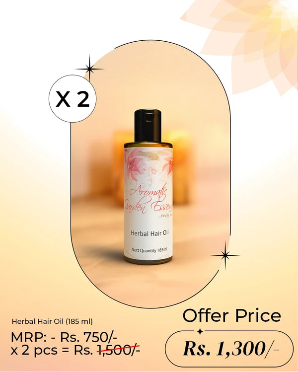 Natural Herbal Hair Oil x 2 pcs