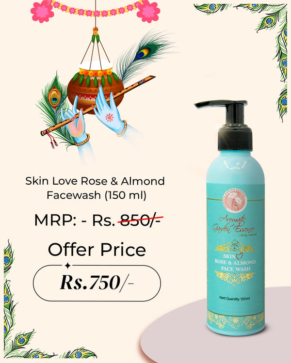 AGE Moisturising Skin Love Rose & Almond Facewash