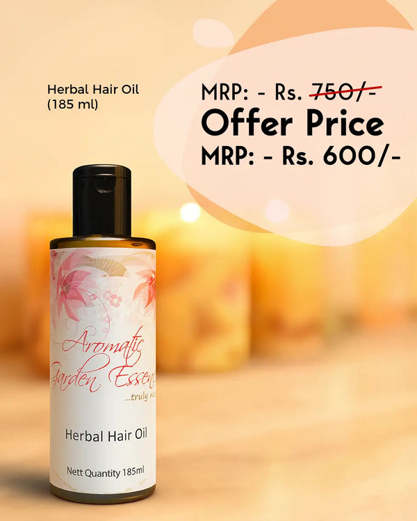 AGE Natural Herbal Hair Oil For Long and Thick Hair