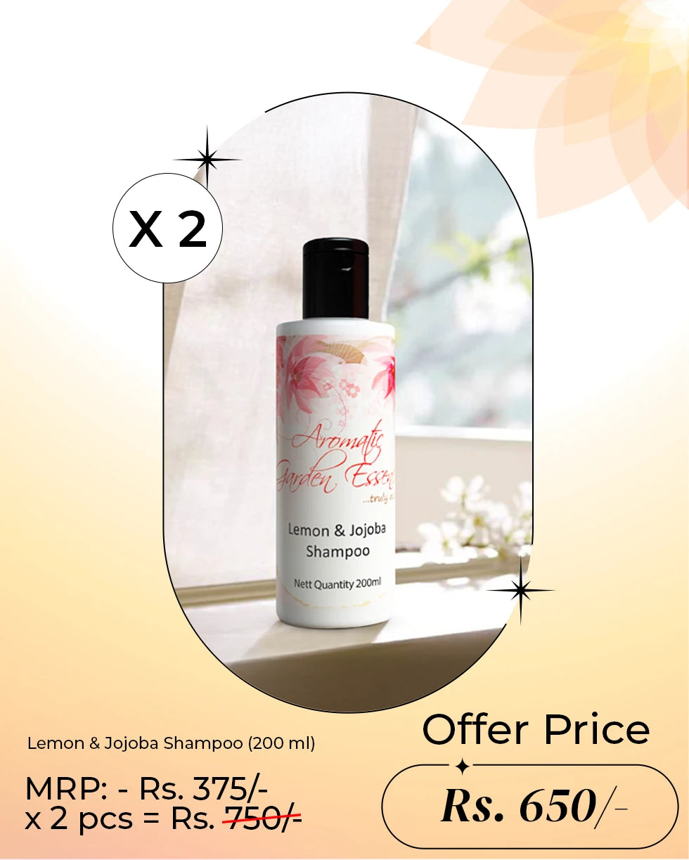 Lemon & Jojoba Shampoo x 2 pcs