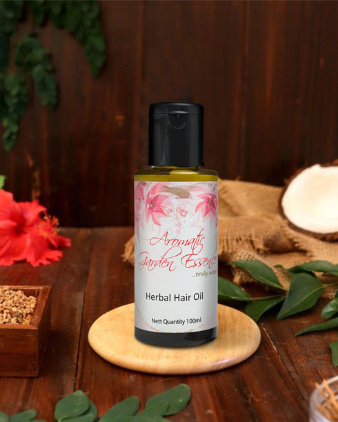 AGE Natural Herbal Hair Oil For Long and Thick Hair