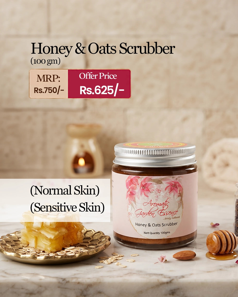 AGE Honey & Oats Scrubber Gently Removes Dead Skin Cells