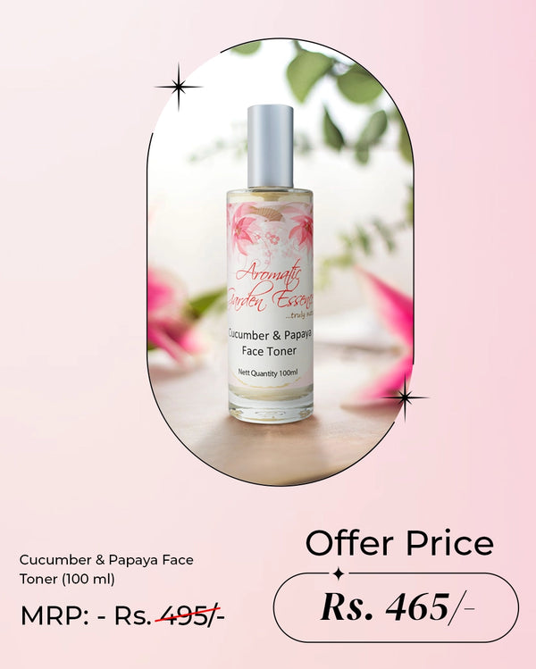 AGE Cucumber & Papaya Face Toner | Both Men and Women