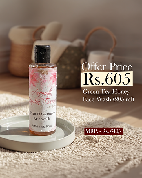 AGE Natural Green Tea & Honey Facewash | For All Skin Types