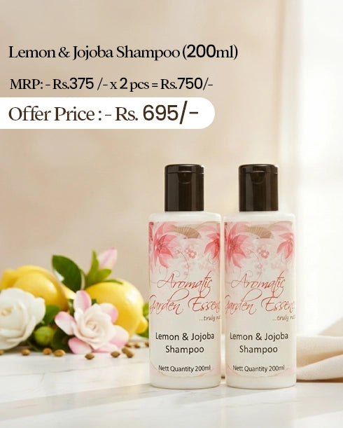 Lemon & Jojoba Shampoo (200 ml) x 2 pcs