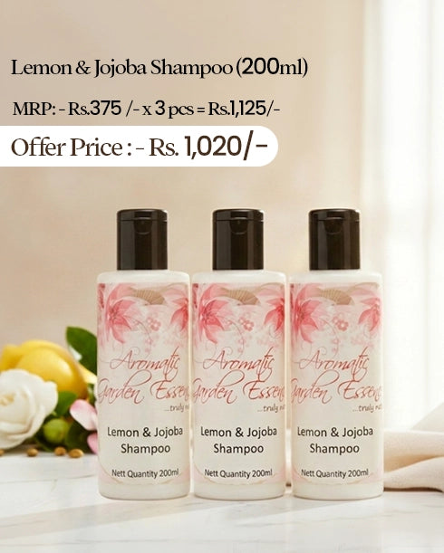 Lemon & Jojoba Shampoo (200 ml) x 3 pcs