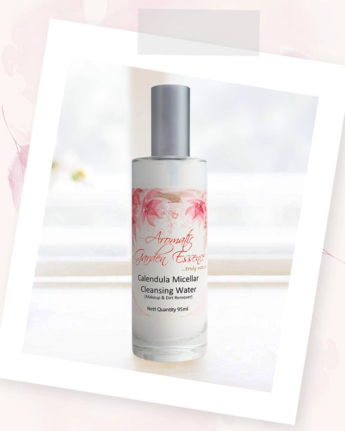 AGE Calendula Micellar Cleansing Water | Ideal for All Skin Types, Makeup & Dirt Remover