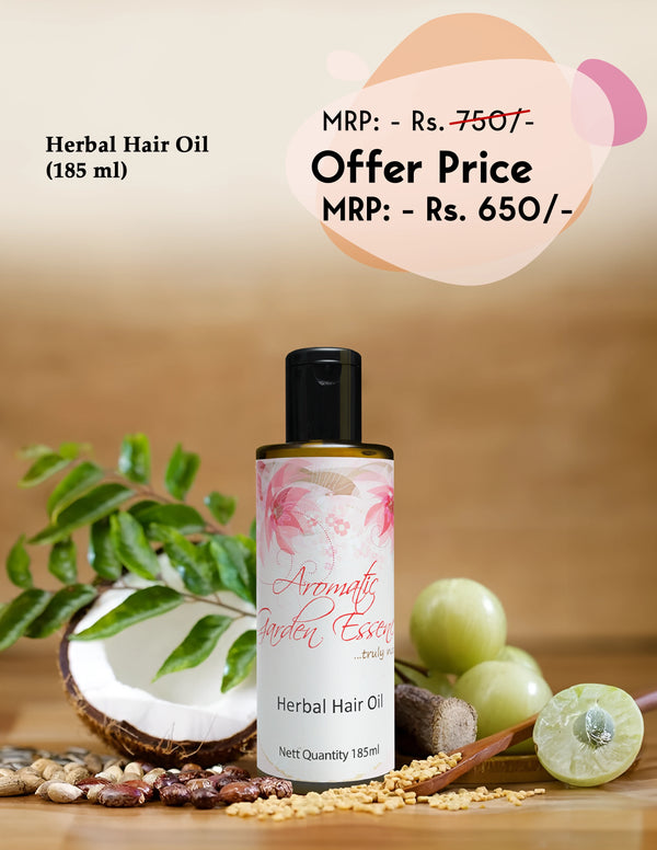 AGE Natural Herbal Hair Oil For Long and Thick Hair