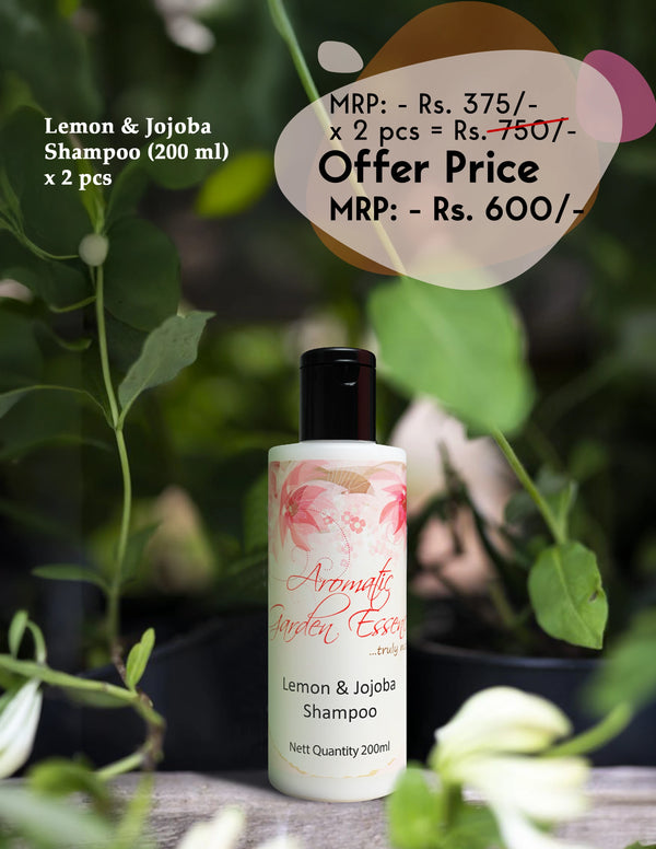 Lemon & Jojoba Shampoo x 2 pcs