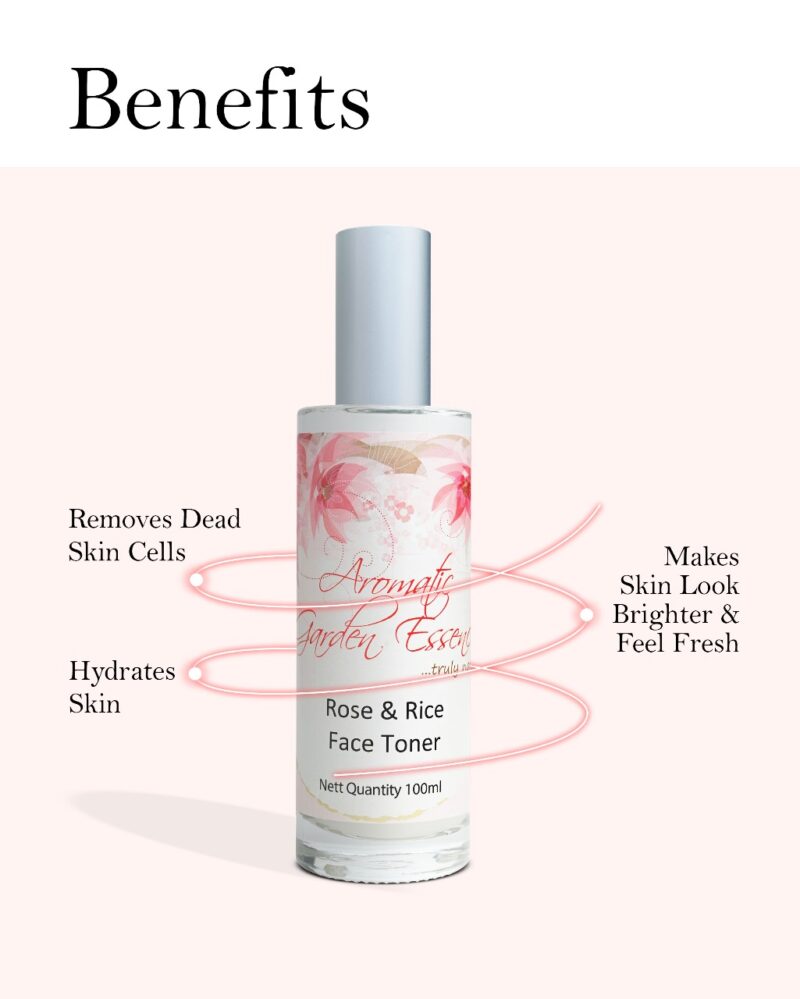 AGE Rose & Rice Face Toner for Dry Skin – Aromatic Garden Essence