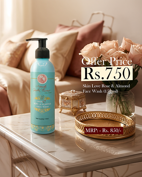 AGE Moisturising Skin Love Rose & Almond Facewash