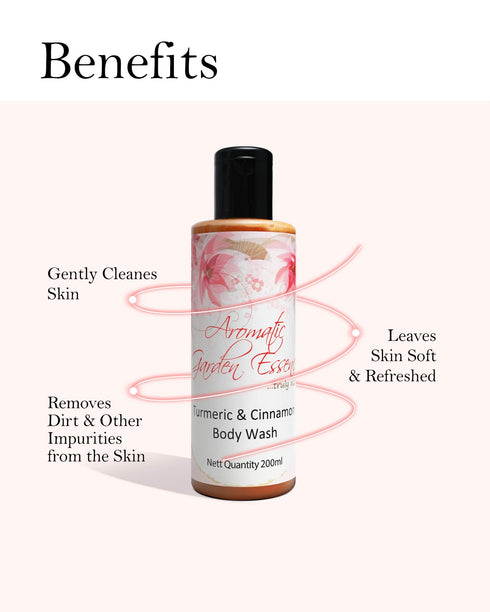 AGE Turmeric & Cinnamon Body Wash I Refresh, Nourish, Hydrate