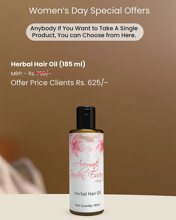 AGE Natural Herbal Hair Oil For Long and Thick Hair