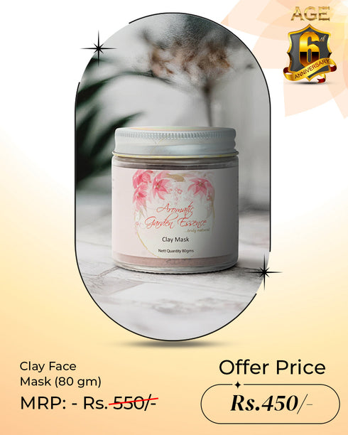 AGE Clay Face Mask | Detoxify Skin | Controls Oil Production