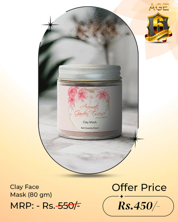 AGE Clay Face Mask | Detoxify Skin | Controls Oil Production