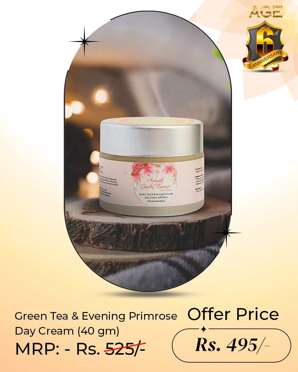 AGE Green Tea & Evening Primrose Day Cream For Glowing Skin