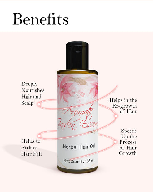 AGE Natural Herbal Hair Oil For Long and Thick Hair