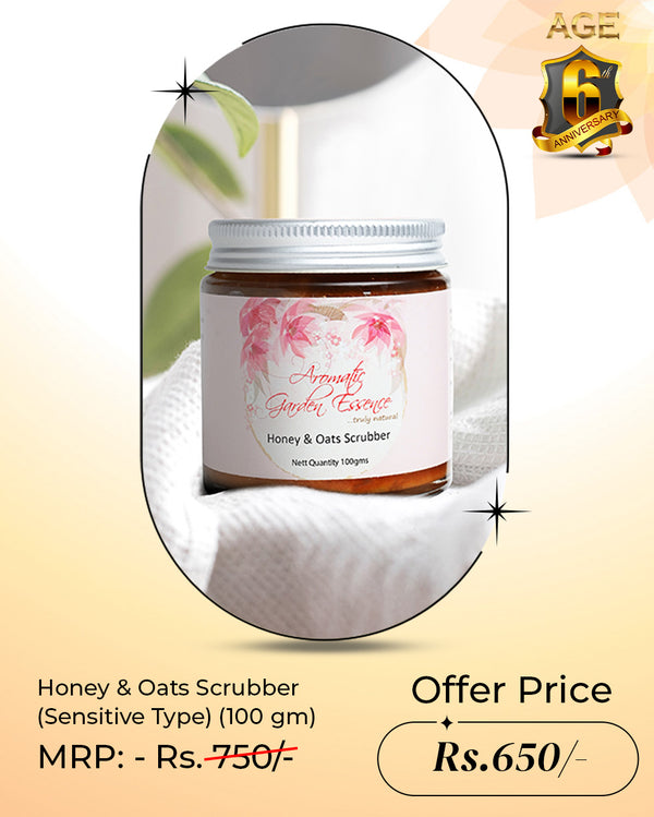 AGE Honey & Oats Scrubber Gently Removes Dead Skin Cells