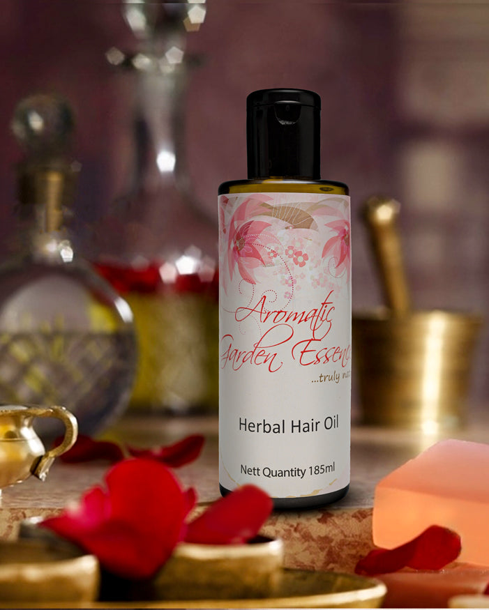 AGE Natural Herbal Hair Oil For Long and Thick Hair Aromatic Garden