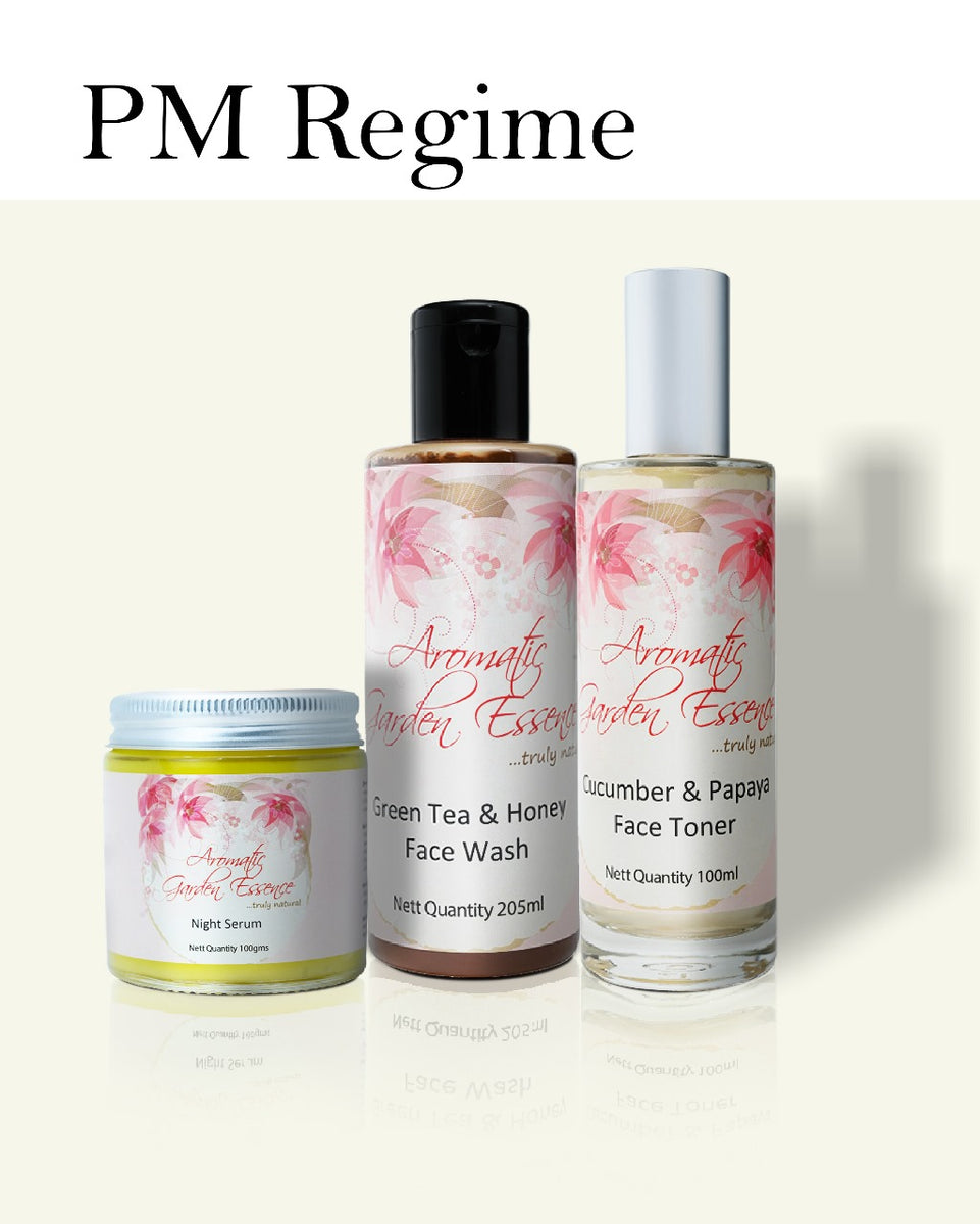 AGE Complete Evening Routine for Hydrates Skin Aromatic Garden Essence