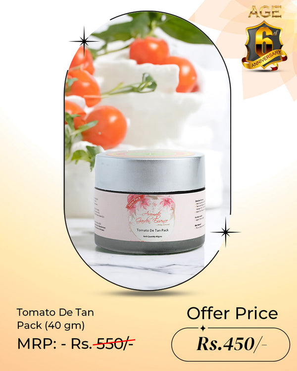 AGE Tomato De Tan Mask I Instant Hydration & Removes Tanning