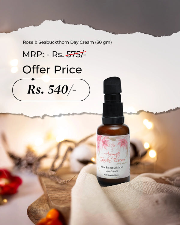 AGE Rose & Seabuckthorn Day Cream | For Glow and Hydration