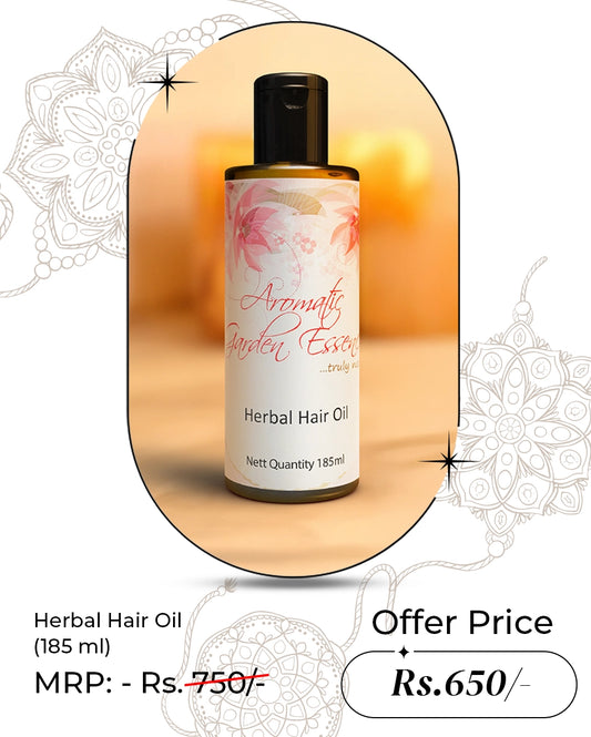 AGE Natural Herbal Hair Oil For Long and Thick Hair