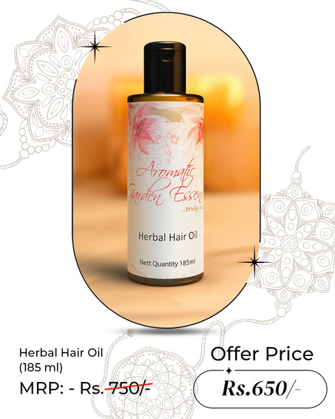 AGE Natural Herbal Hair Oil For Long and Thick Hair
